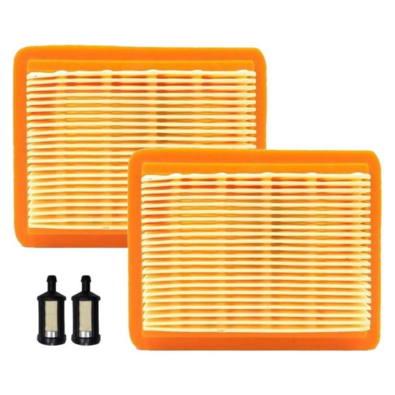 2PK Air Fuel Filter For Stihl FS120 FS200 FS250 FS350 HT250 Fits 4134 141 0300