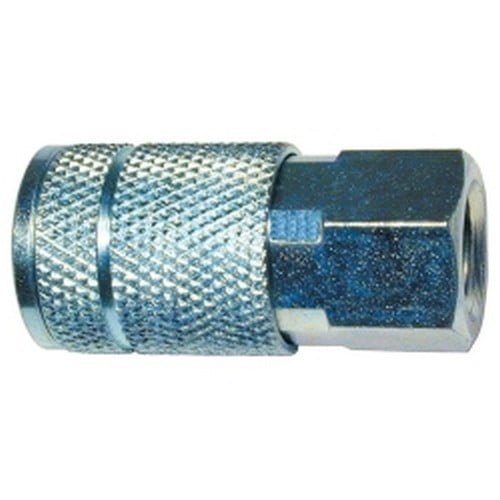 2PK Amflo Steel Coupler 1/4" NPT Female T-Style Automotive Series Type C (PLW-C2)
