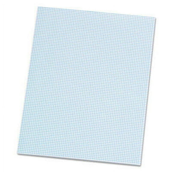 2PK Ampad Quadrille Pads, Quadrille Rule (8 sq/in), 50 White (Heavyweight 20 lb Bond) 8.5 x 11 Sheets (22005)