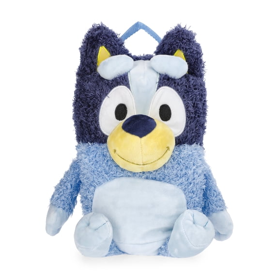 Bluey Kids' 12.5" Plush Backpack, Blue