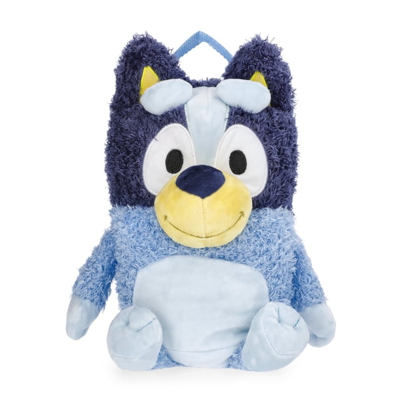 Bluey Kids' 12.5" Plush Backpack, Blue