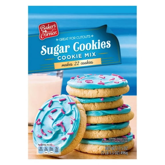 2PK - Baker's Corner Sugar Cookie Mix, 17.5 oz