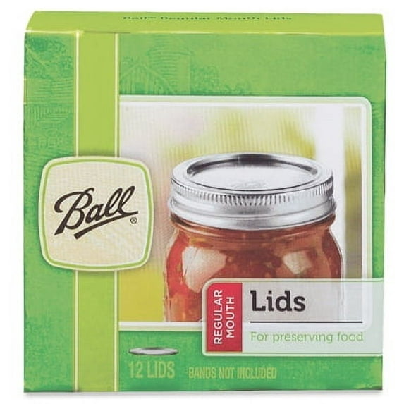 2PK-Ball 12 Pack Regular Dome Canning Lid