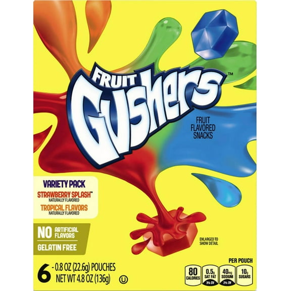 2PK - Betty Crocker Gusher Variety Pack, 4.8 oz