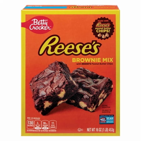 2PK - Betty Crocker Reese's Brownie Mix, 16 oz