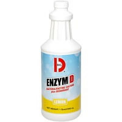 2PK Big-D Enzym D Bacteria/Enzyme Culture Deodorant - Liquid - 32 fl oz (1 quart) - Citrus Scent - 1 Each - White