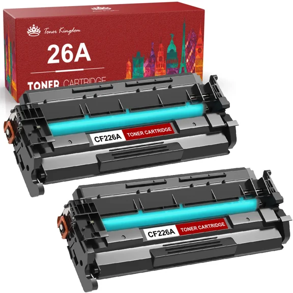 2PK CF226A 26A Toner Cartridge for LaserJet Laserjet Pro M402 M402n M426fdw