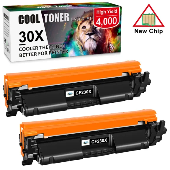 2PK CF230X Compatible with 30X Toner LaserJet Pro MFP M203dn M203dw M227fdw