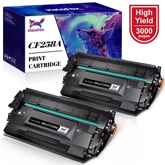 2PK CF258A 58A Toner (NO CHIP) for Laserjet Pro MFP M428fdw M428dw Printers