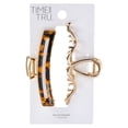 thumbnail image 1 of Time and Tru Women's Hair Claw Clips, 2-Pack, 1 of 4