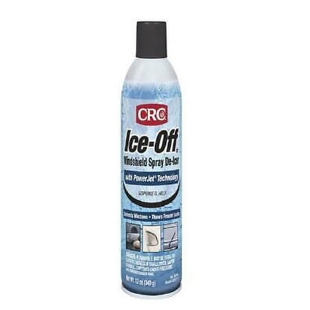2PK CRC 05346 Ice-Off Aerosol Windshield De-Icer, 12 oz