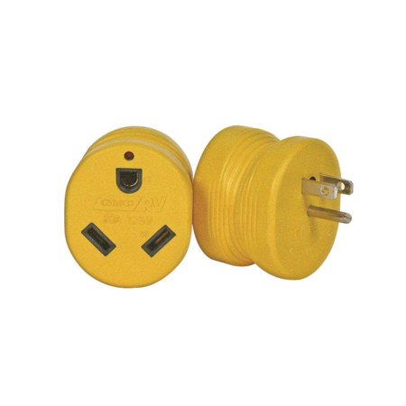 2PK Camco RV Electrical Adapter 15-30A
