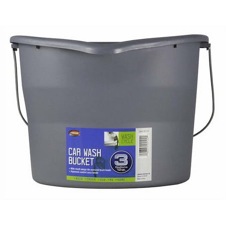 2PK Carrand 94102 Wash Bucket Black 11 Qts.
