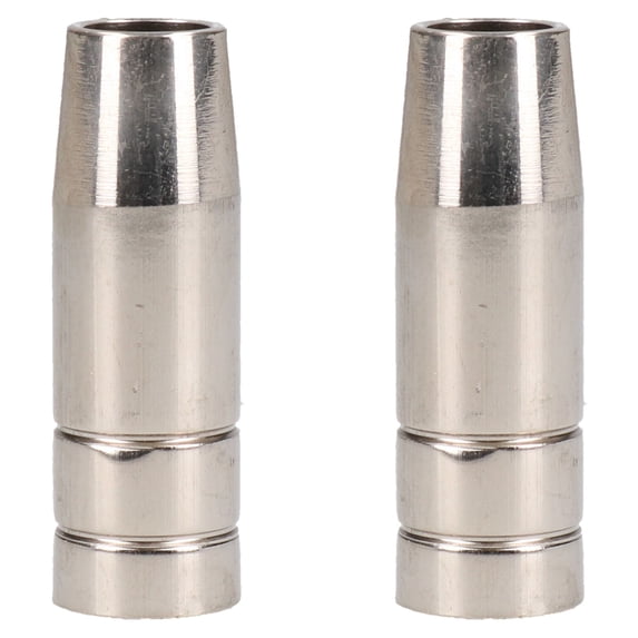 2-Pack Mini Conical Welding Nozzle Shrouds - Binzel Style, M8 Thread, For MIG Torches