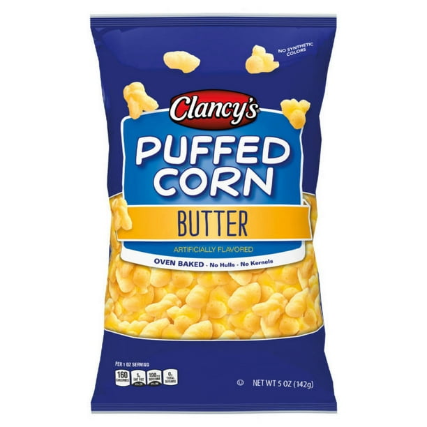 2PK - Clancy's Butter Puffed Corn, 5 oz