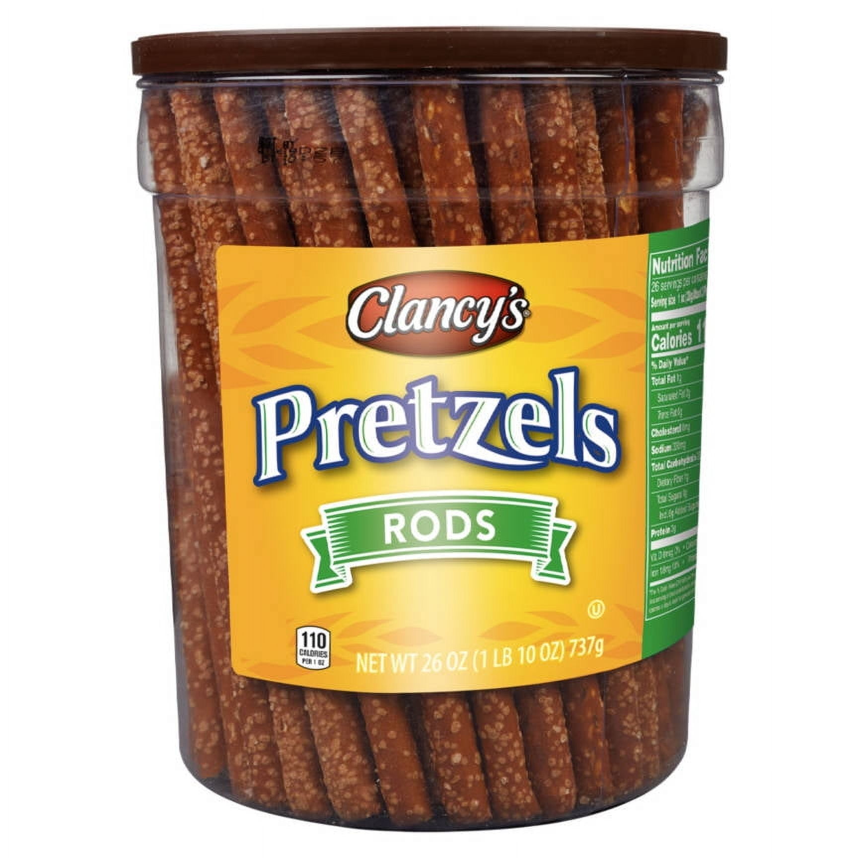 2PK - Clancy's Pretzel Rods, 26 oz