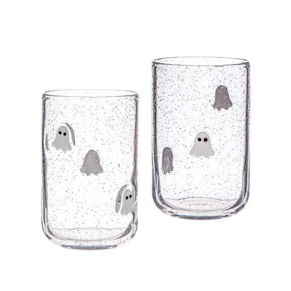 Way to Celebrate 2pack Bubble DOF Glass Ghost