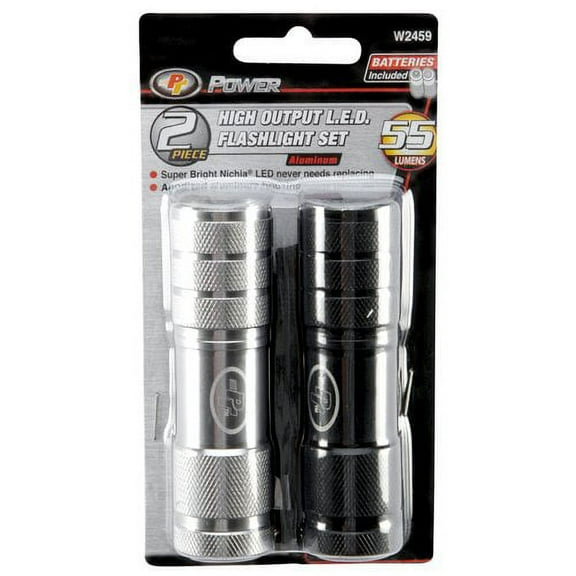 2PK ESSENTIAL LED FLASHLIGHTS