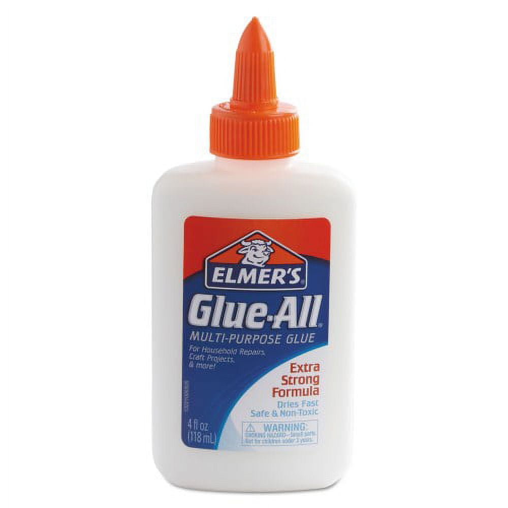 2PK Elmer's Glue-All White Glue, 4 oz, Dries Clear (E1322)