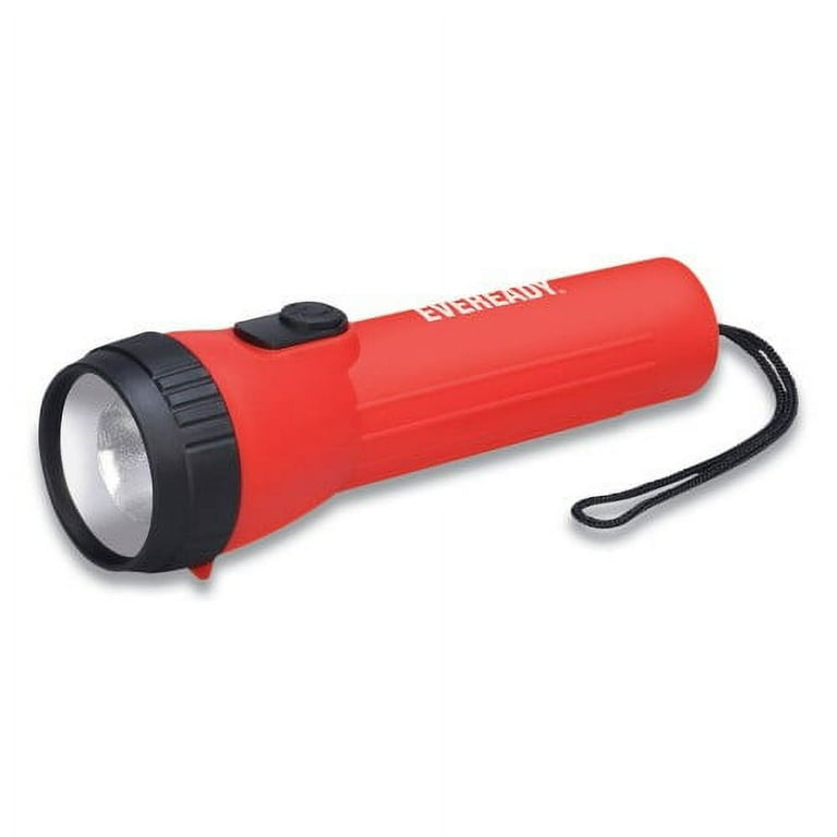 Industrial General Purpose LED Flashlight, 2 D (Sold Separately), Red Industrial General Purpose LED Flashlight, 2 D (Sold Separately), Red