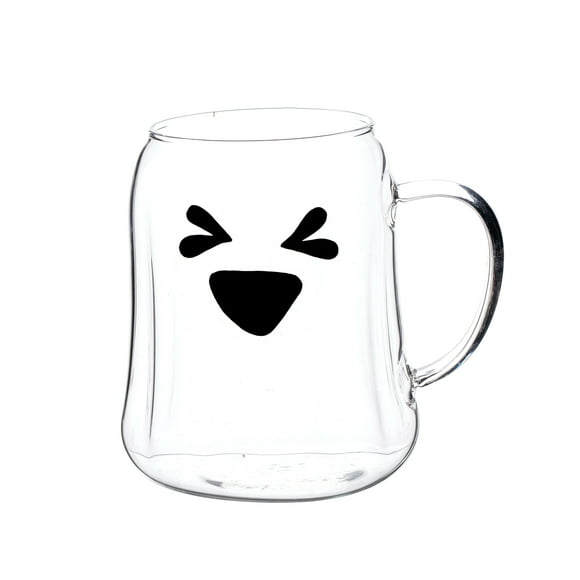 Way to Celebrate Glass Ghost Mug Squint