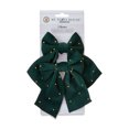thumbnail image 1 of Green Pearl Beaded Decorative Christmas Bow, 6", by My Texas House, 1 of 5