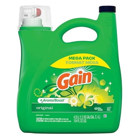 2PK - Gain Original Scent Liquid Laundry Detergent, 154 fl oz