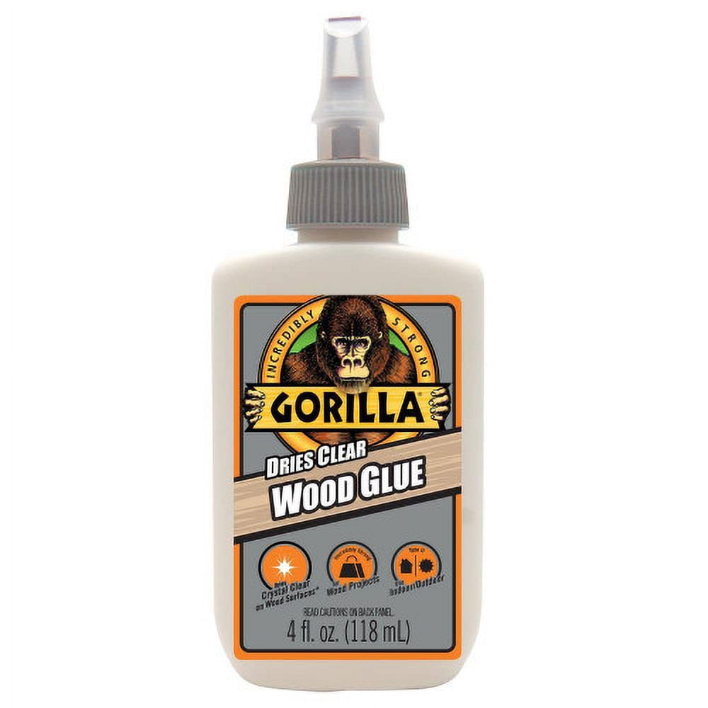 2PK Gorilla Glue 4 Oz. Dries Clear Wood Glue (6Pack) (109788