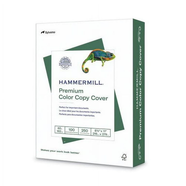 Premium Color Copy Cover, 100 Bright, 60 lb Cover Weight, 8.5 x 11, 250/Pack Premium Color Copy Cover, 100 Bright, 60 lb Cover Weight, 8.5 x 11, 250/Pack