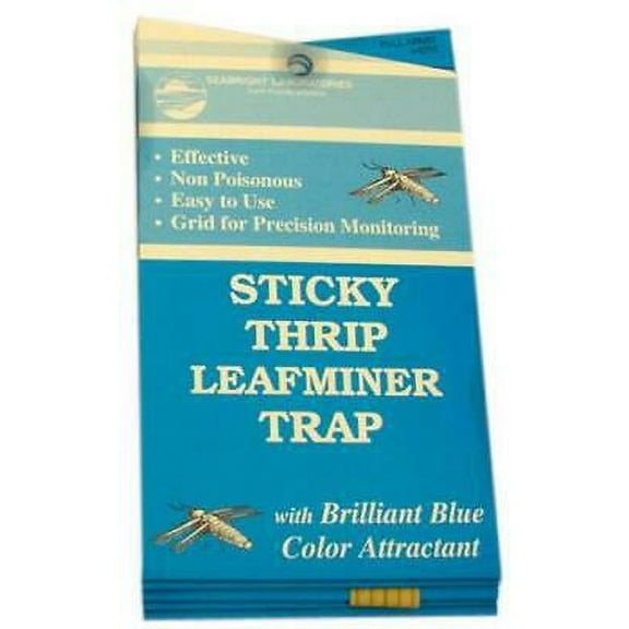 2PK Hydrofarm HGSLTLT Sticky Thrip Leafminer Trap 5 Count