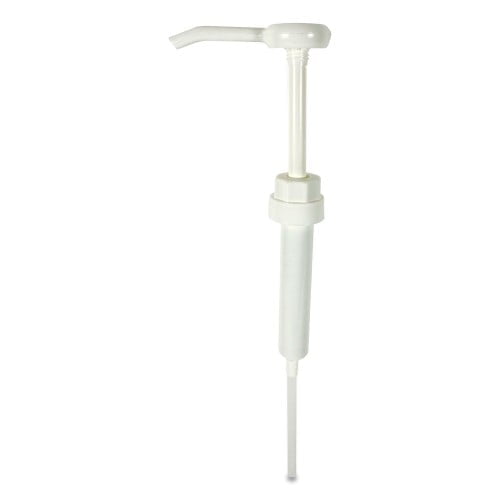 ECONOMY PLASTIC DISPENSING PUMP, 38 MM CAP FITS 1 GAL BOTTLES, WHITE ECONOMY PLASTIC DISPENSING PUMP, 38 MM CAP FITS 1 GAL BOTTLES, WHITE