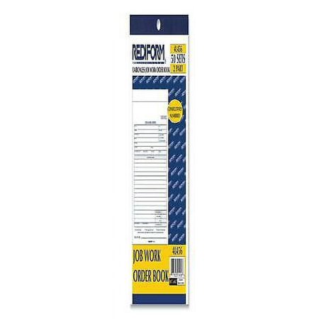 2PK Job Work Order Book, Two-Part Carbonless, 5.5 x 8.5, 1/Page, 50 Forms