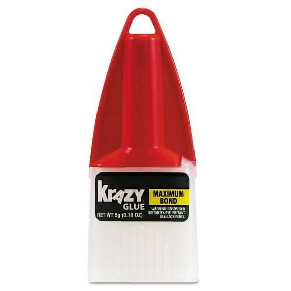 2PK Maximum Bond Krazy Glue, 0.18 oz, Dries Clear (KG48348CO)