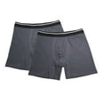thumbnail image 1 of 2PK Mens Performance Boxer Briefs Breathable Comfort Waistband Underwear Shorts, 1 of 4