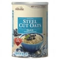 thumbnail image 1 of 2PK - Millville Quick Cook Steel Cut Oats Canister, 25 oz, 1 of 2