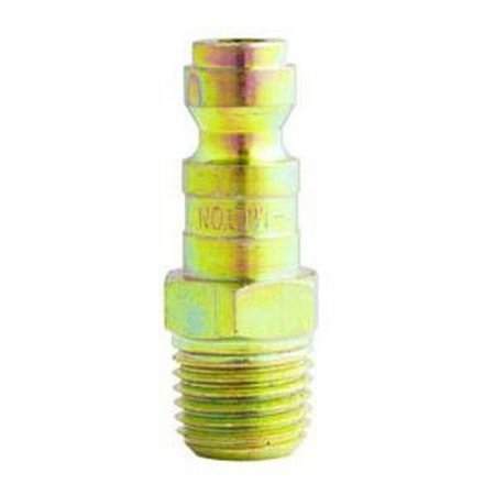 2PK Milton S783 1/4" Male Plug T-Style, 2/cd