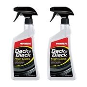 2PK Mothers 06924 Back To Black 24 OZ Tire Shine Provides A High Gloss Long Last