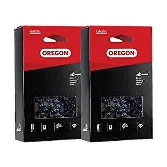 2PK Oregon 90PX040G 10" Chain 3/8" Low Profile .043" 40 Drive Links