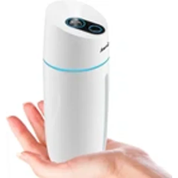 2PK Portable Mini Humidifier for Travel and Small Room with Breathing Color LED