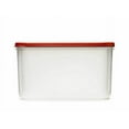 thumbnail image 1 of 2PK-Rubbermaid® 1776471 Modular Dry Food Container, Clear/Racer Red, 10-Cup, 1 of 1