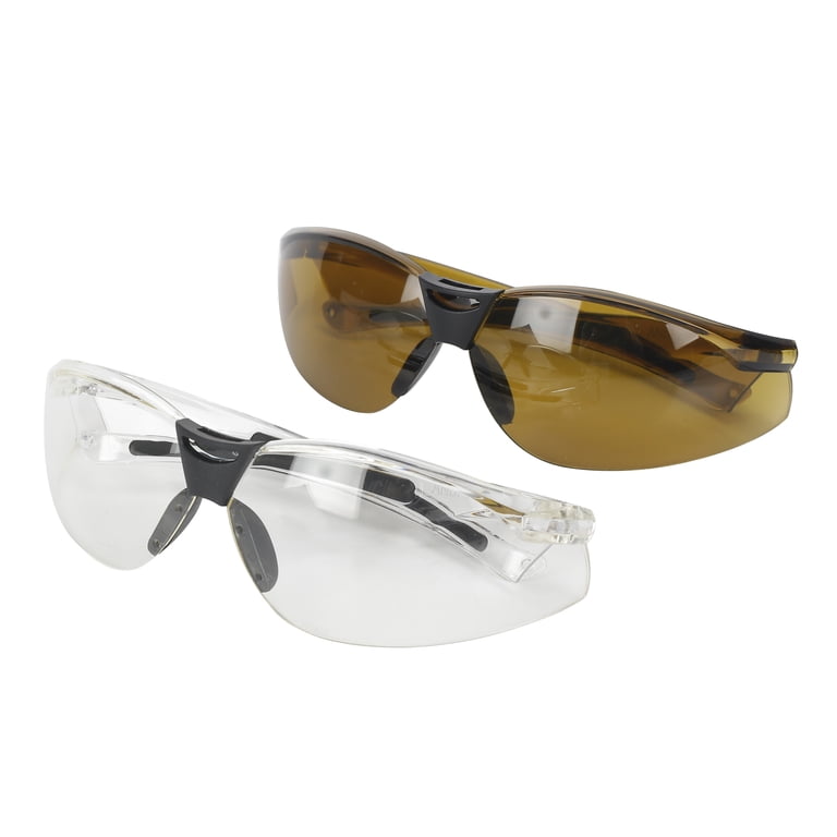 Hyper Tough 2-Pack Safety Glasses with UV Protection Lightweight