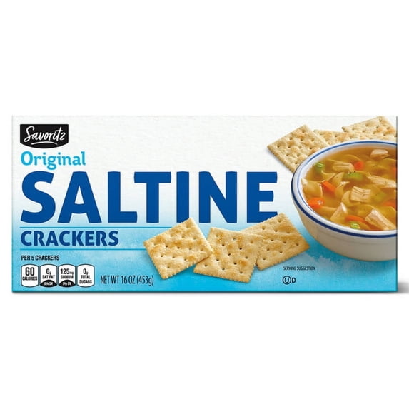 2PK - Savoritz Saltine Crackers, 16 oz