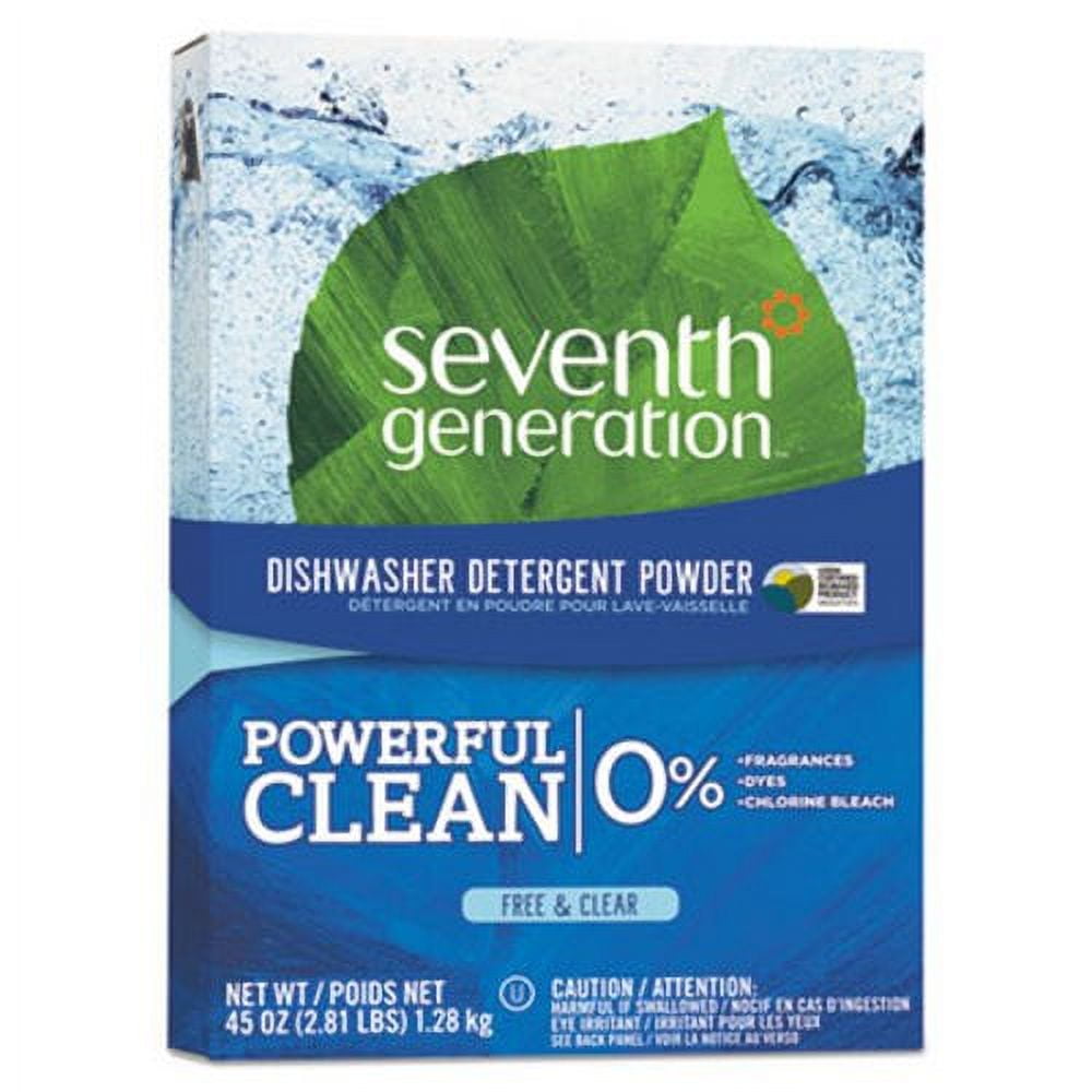 2PKSeventh Generation Dishwasher Detergent Powder, 45oz. Box