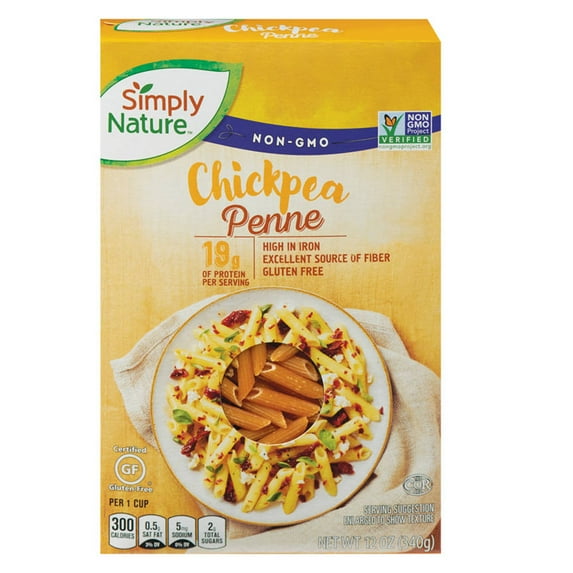 2PK - Simply Nature Chickpea Penne, 12 oz