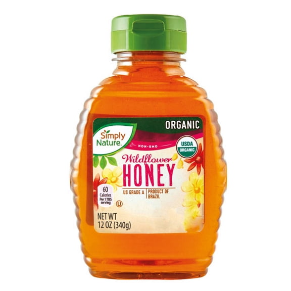 Organic Wildflower Honey, 12 oz- Pack of 2