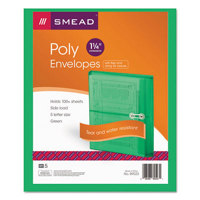 2PK Smead Poly String & Button Interoffice Envelopes, String & Button
