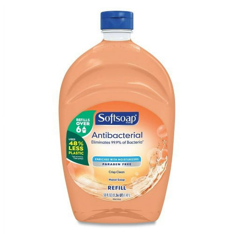 Antibacterial Liquid Hand Soap Refills, Fresh, Orange, 50 oz Antibacterial Liquid Hand Soap Refills, Fresh, Orange, 50 oz
