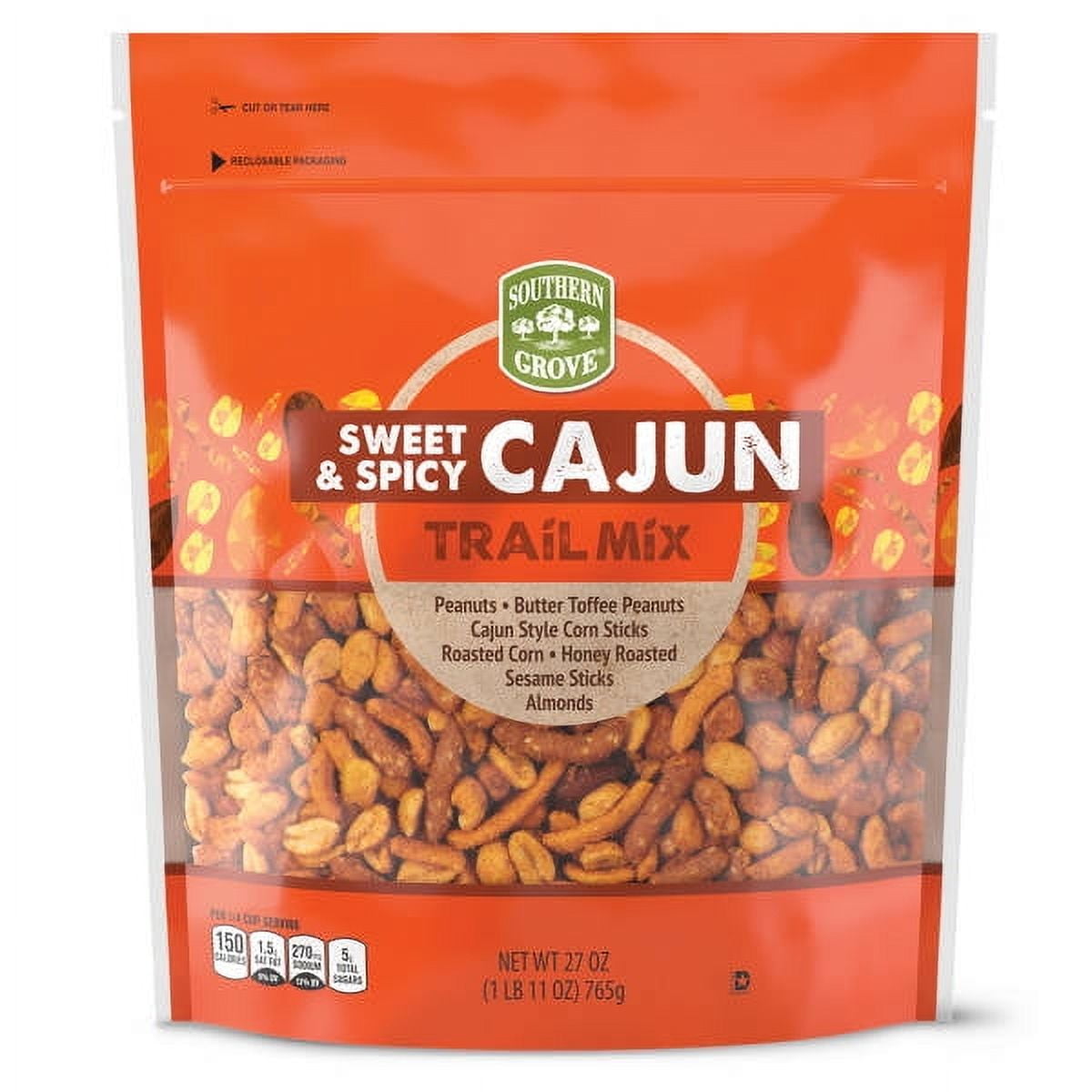 2PK - Southern Grove Cajun Trail Mix, 27 oz
