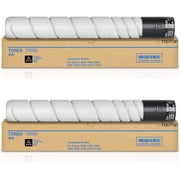 2PK TN326 TN-326 Black Toner Cartridge AAJ6030 AAJ6050 TN326K Toner Replacement for Konica Minolta bizhub 308E 458E 558E 658E 368E 454E 554E Printers