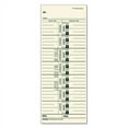 thumbnail image 1 of 2PK TOPS Time Clock Cards, Replacement for 10-800292/M-33, One Side, 3.5 x 9, 100/Pack (12593), 1 of 1
